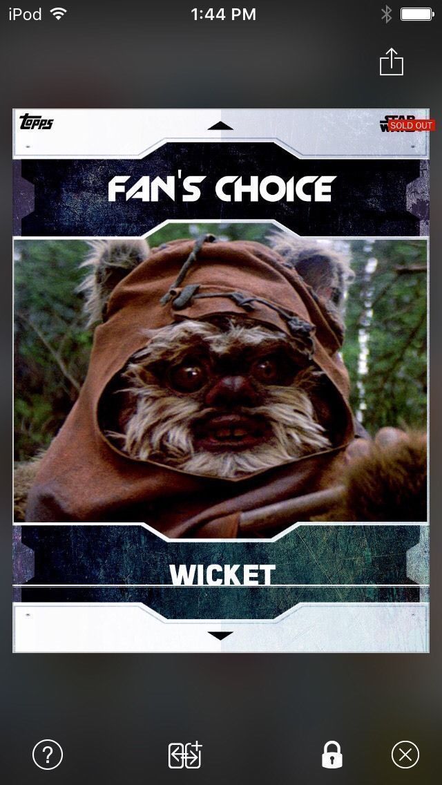 Topps Star Wars Digital Card Trader 30 Card Fan's Choice Series 2 Insert Set