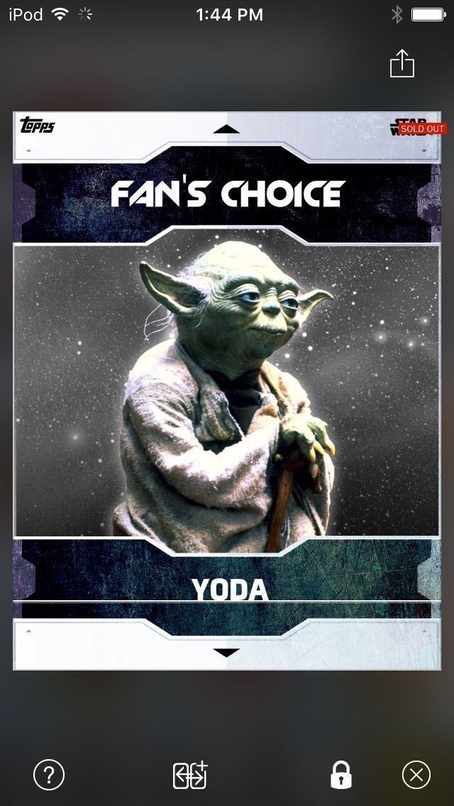 Topps Star Wars Digital Card Trader 30 Card Fan's Choice Series 2 Insert Set