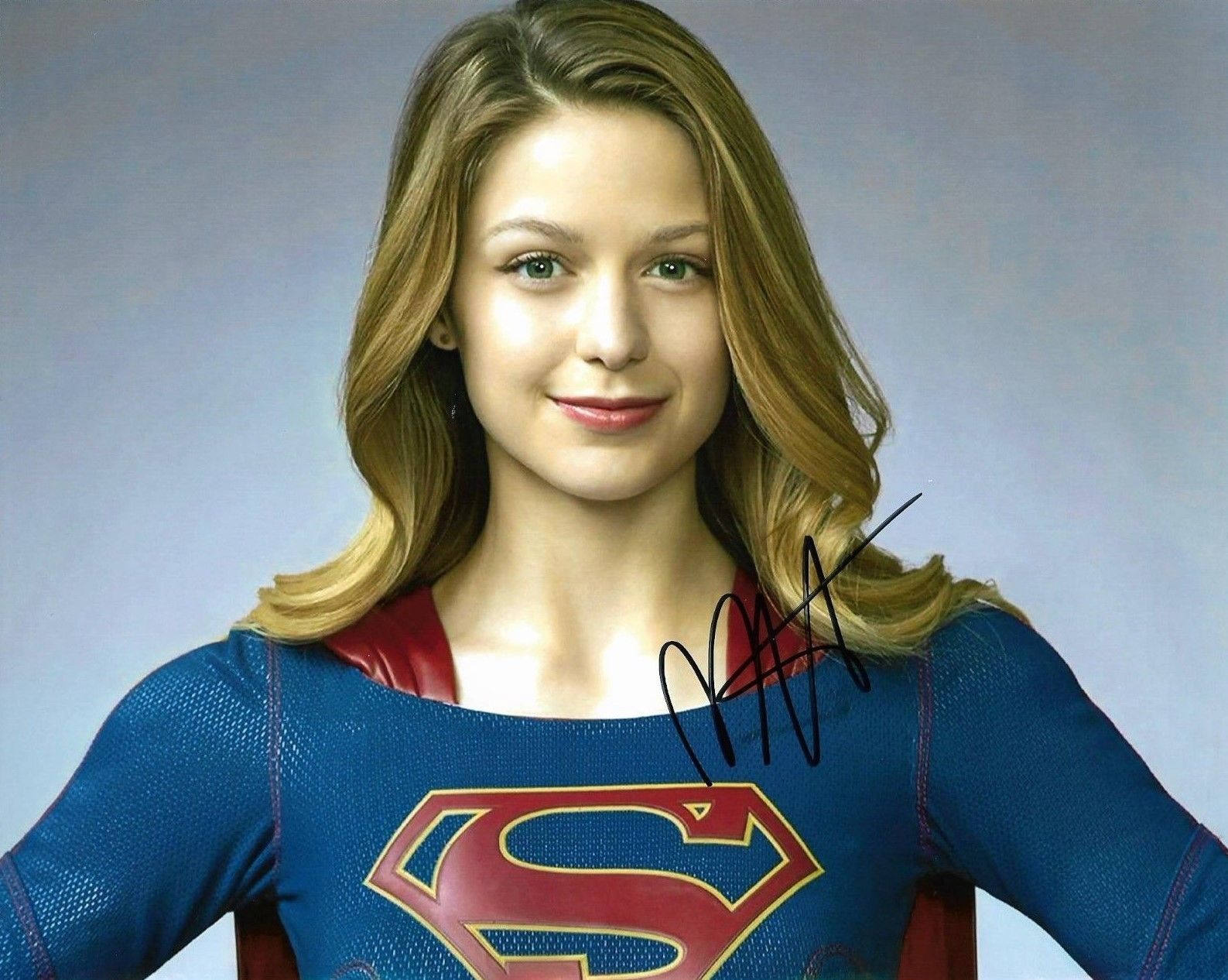 MELISSA BENOIST "Supergirl" Autographed 8 x 10 Signed Photo HOLO COA