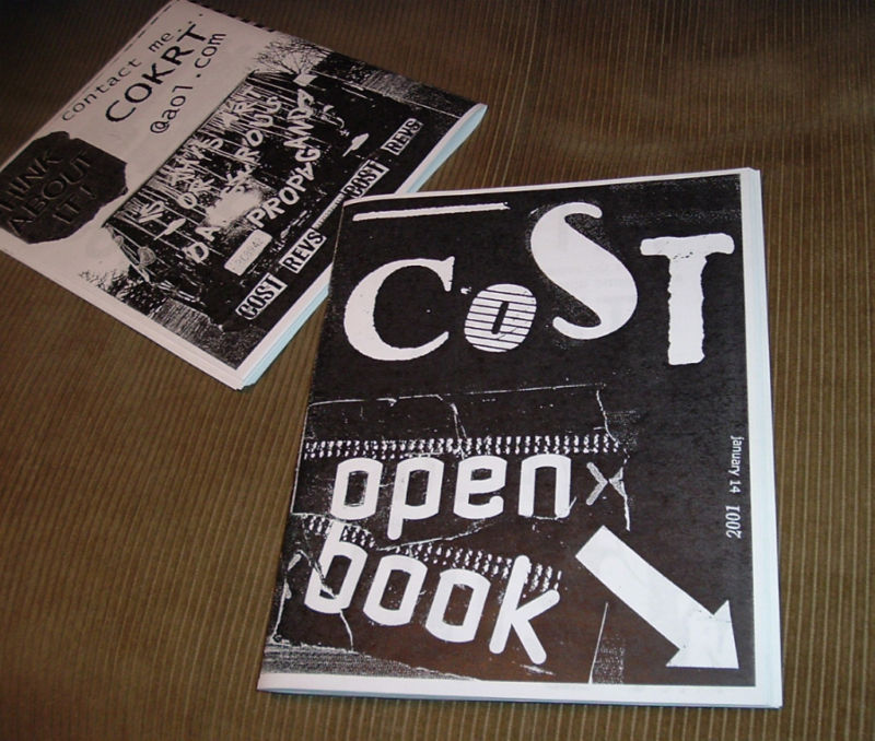 ADAM COST STREET ART GRAFFITI ZINE REVS BANKSY SHEPARD FAIREY RETRO 2001 RARE