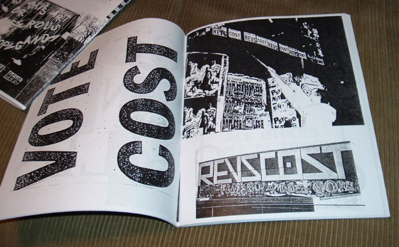 ADAM COST STREET ART GRAFFITI ZINE REVS BANKSY SHEPARD FAIREY RETRO 2001 RARE