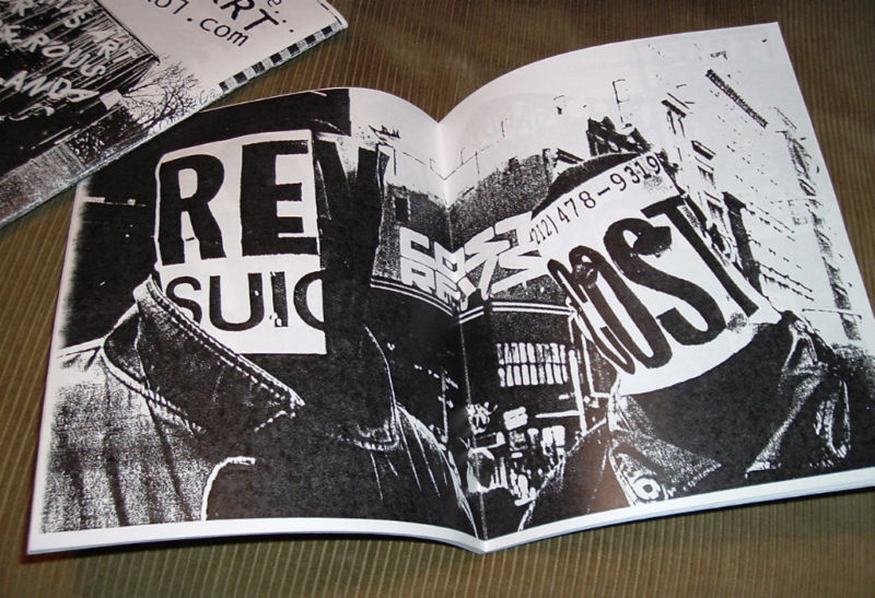 ADAM COST STREET ART GRAFFITI ZINE REVS BANKSY SHEPARD FAIREY RETRO 2001 RARE