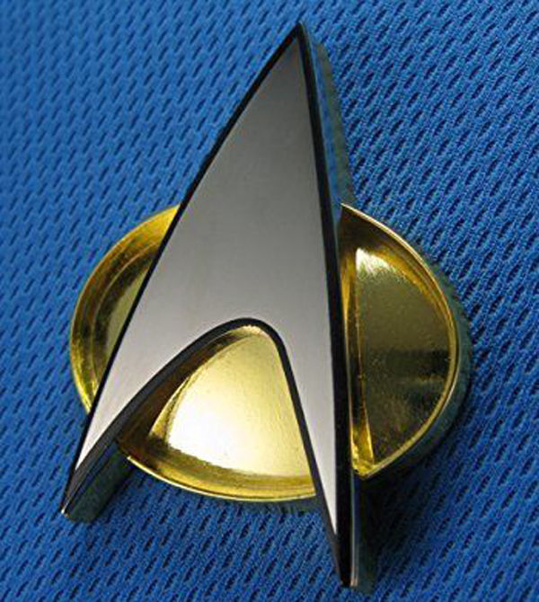 1:1 Star Trek The Next Generation Communicator Magnetic Captain Badge Replica