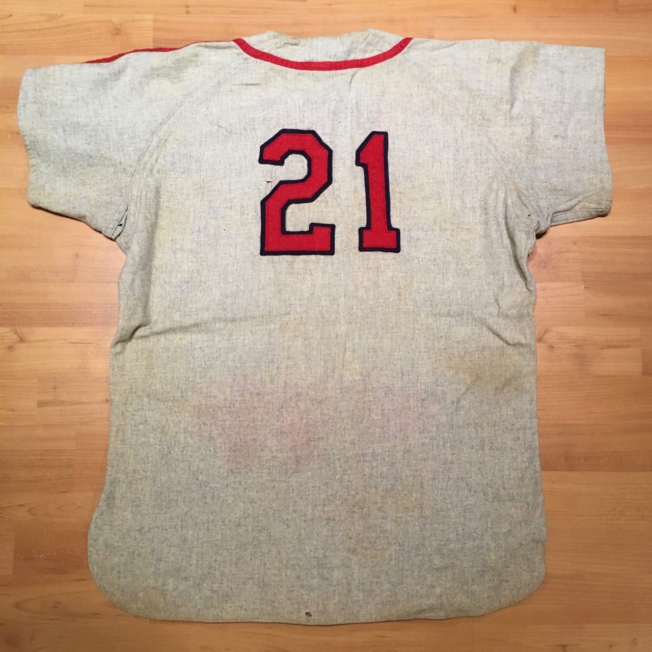 Rawlings 40's vintage 1946 MLB St.Louis Cardinals Max Lanier game-worn jersey