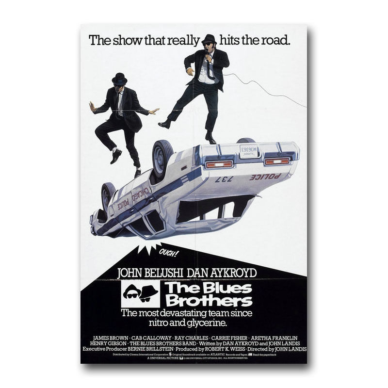 THE BLUES BROTHERS Movie Silk Poster Art Print 12x18 24x36 inch