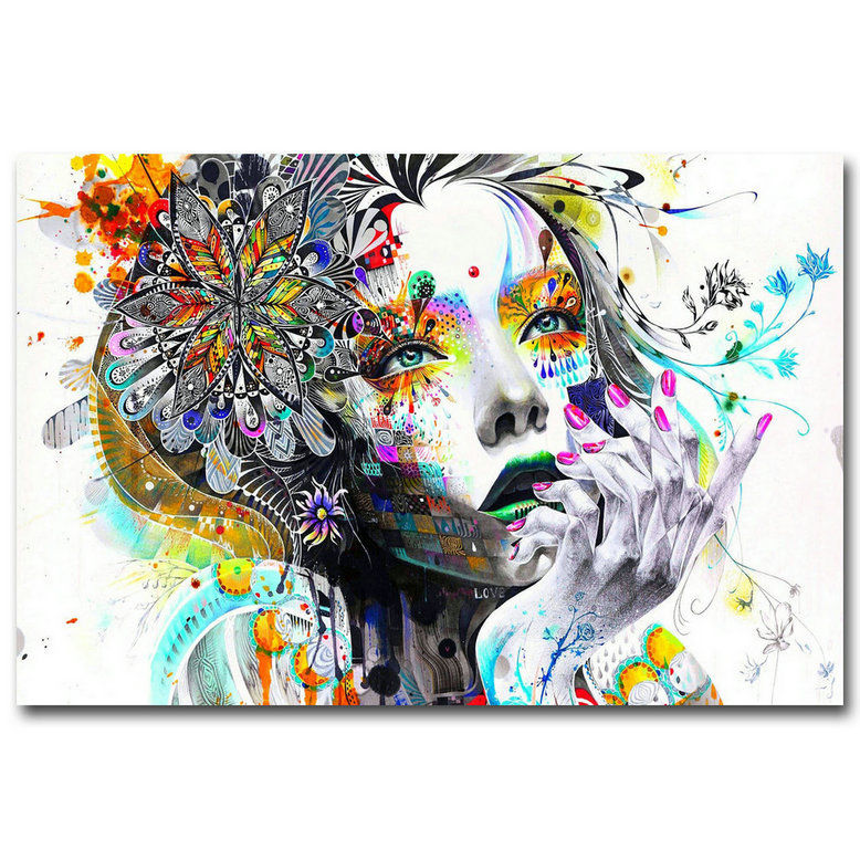 Mind - Blowing Trippy Psychedelic Abstract Art Silk Poster 12x18 24x36 inch