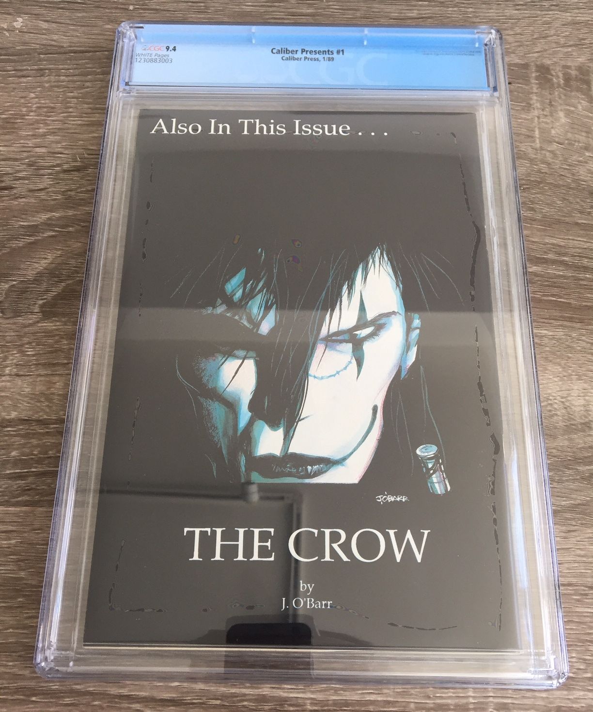 Caliber presents #1 CGC 9.4 White Pages - 1st appearance of the Crow