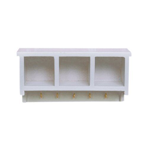1/12 Miniature Dollhouse Kitchen Wood Wall Bracket White V2W4
