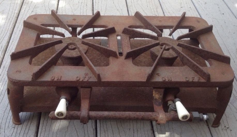 Antique Vestal Mfg Co Stove & Range Cast Iron Camp Burner Stove