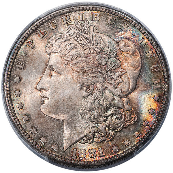 1881-S $1 Morgan Silver Dollar PCGS MS67 CAC