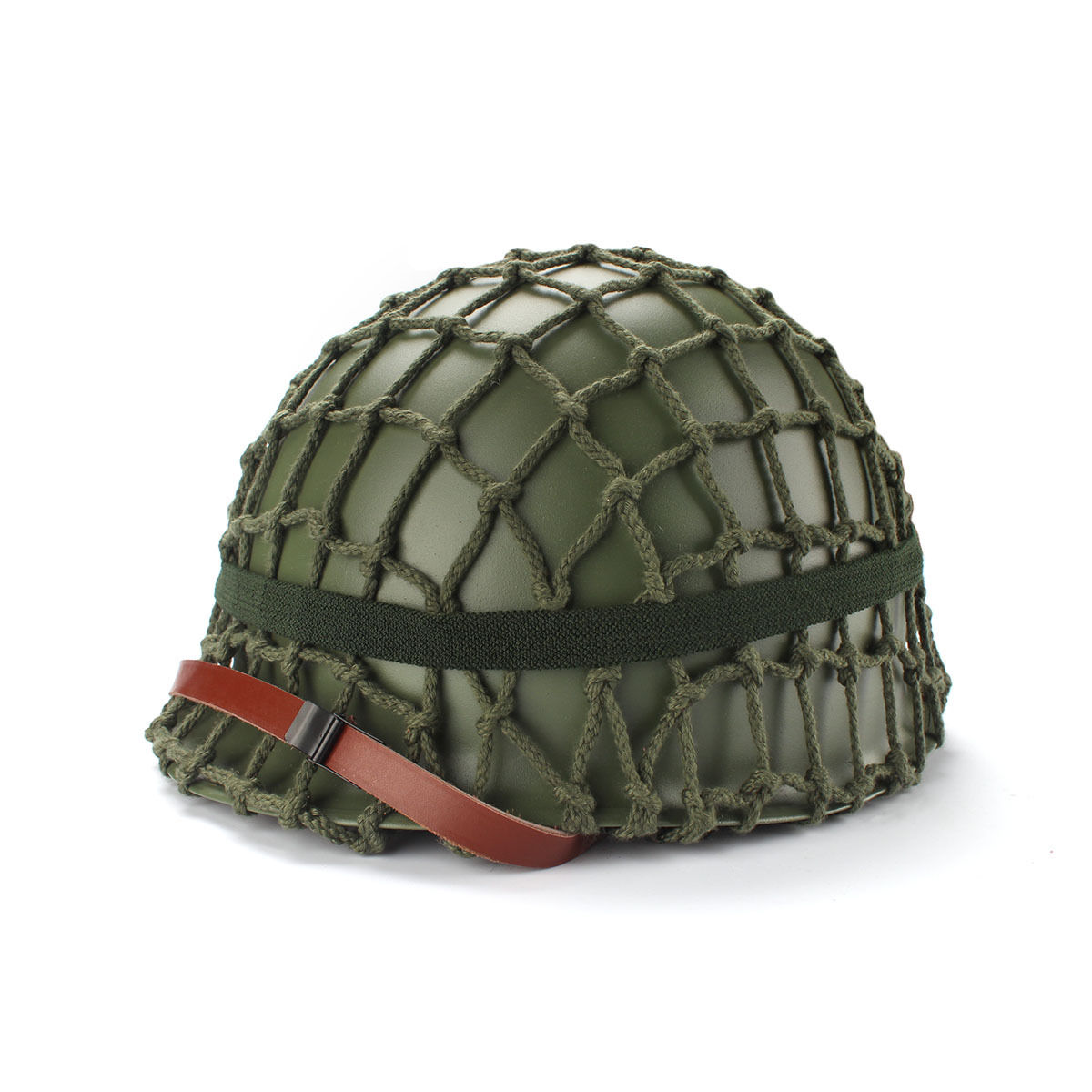 Helmet WWII With Netting Cover M1 CS Steel WW2 U.S Army Equipment Military