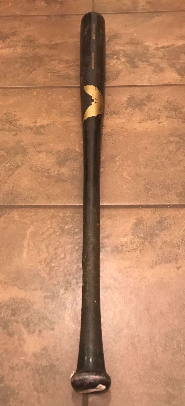 MANNY MARTINEZ Uncracked Sam Bat Game Used MLB Baseball Bat MM0