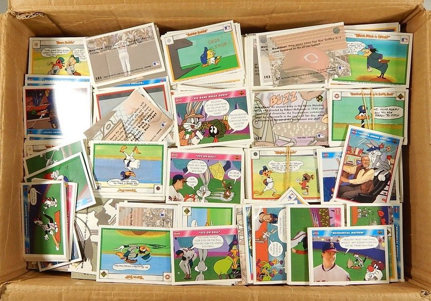 Bulk Vending Case of Approx (18000+) 1990 UD Looney Tunes Comic Ball Cards ^ MLB