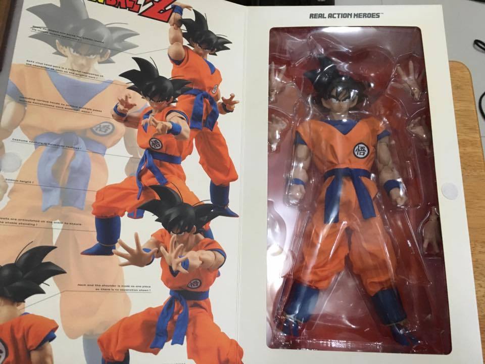 RAH Medicom Dragon Ball Z Saiyan Goku 12 Inchs Action Figure Son Gokou DBZ Kai