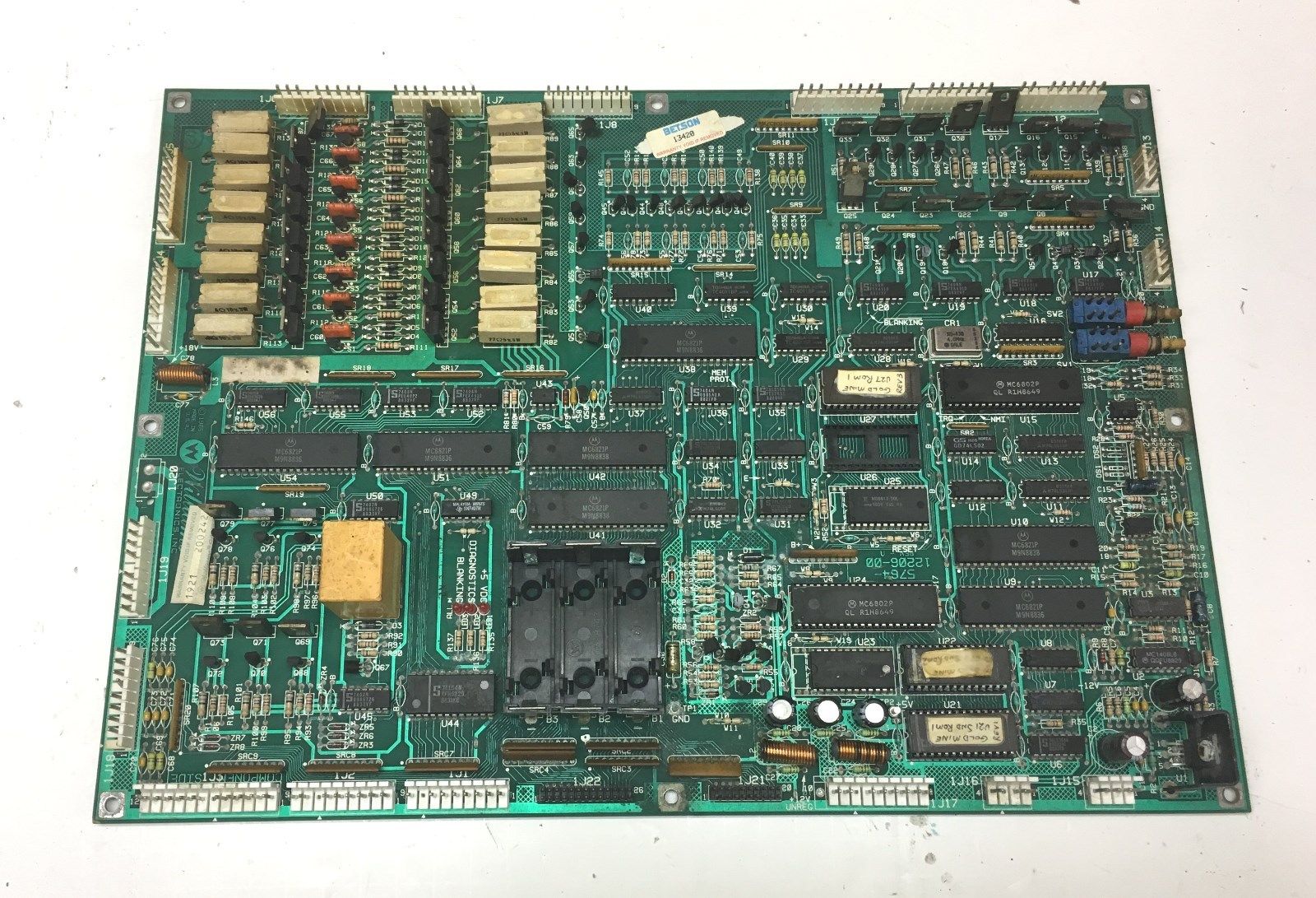 Williams Pinball Machine System 11B CPU Circuit Board, Gold Mine, MPU for Repair