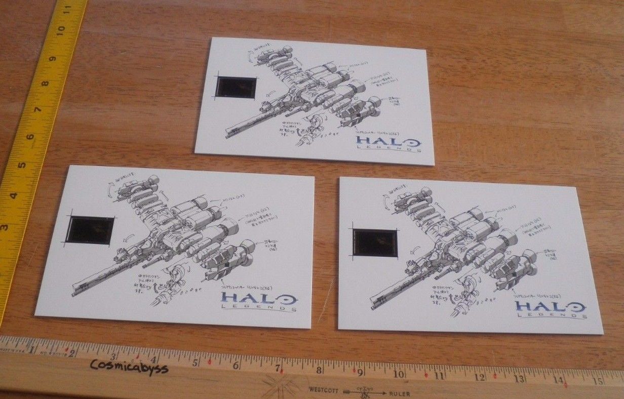 HALO Legends ship 2010 Booster Frame senitype cel numbered card SCARCE! X3