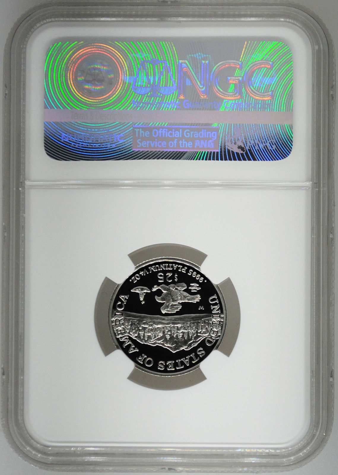 2002-W NGC PF70 1/4 oz Proof Platinum Eagle $25