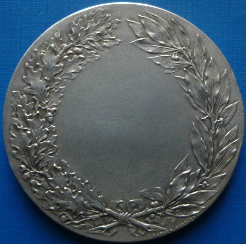 French silver - plated Bronze medal by J. DELPECH & ARTHUS BERTRAND