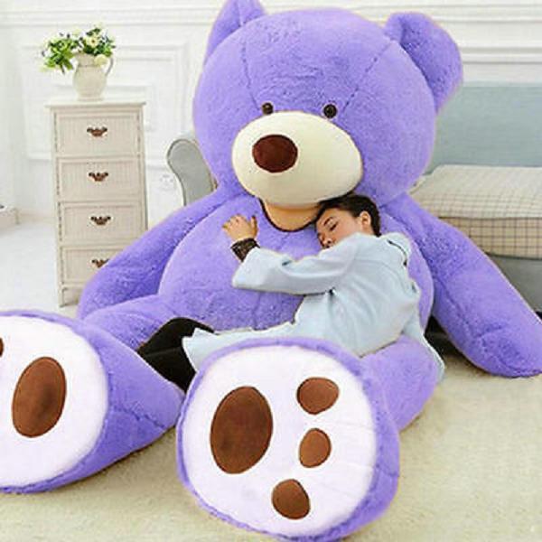 HUGE SUPER TEDDY BEAR(ONLY COVER) PLUSH TOY SHELL (WITH ZIPPER) 102"/260cm