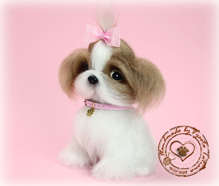 OOAK. Shih Tzu. Dog. Teddy. A toy. Handmade.