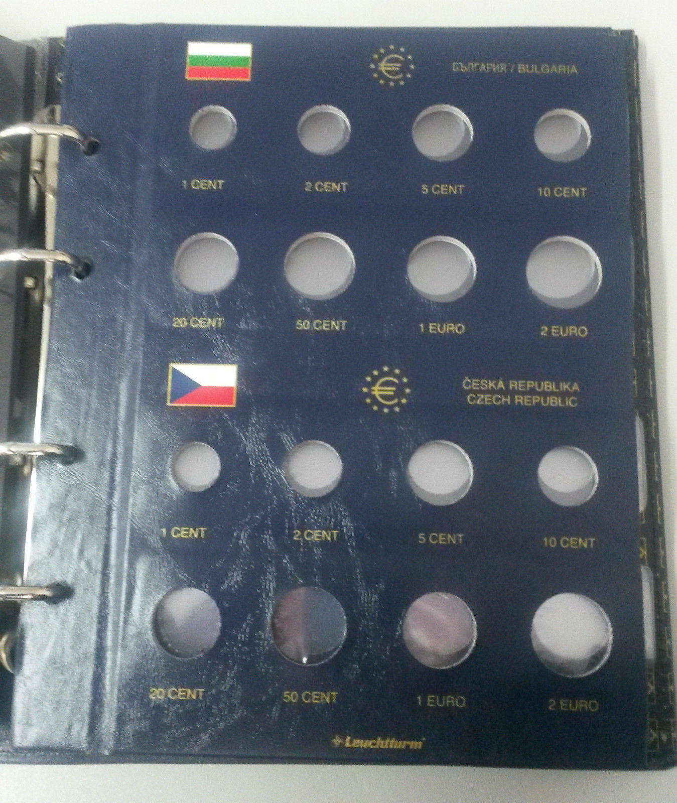 World Euro Coin Album Volume 2 with Sheet Inserts to collect coins from Europe