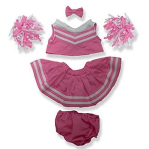 PINK CHEERLEADER OUTFIT FITS 15"-16" (40cm) TEDDY BEARS AND BUILD A BEAR