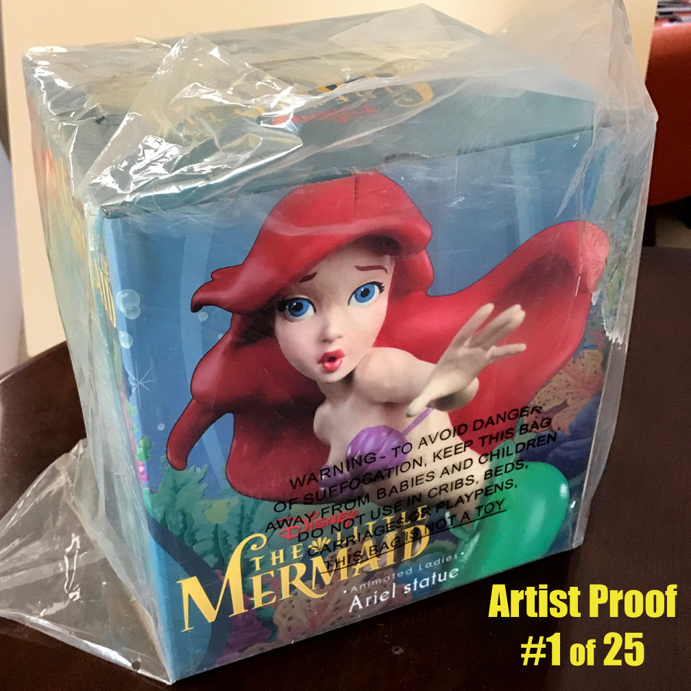 Electric Tiki-Rare- ARIEL statue-ARTIST PROOF #1 of 25 -Little Mermaid-Disney