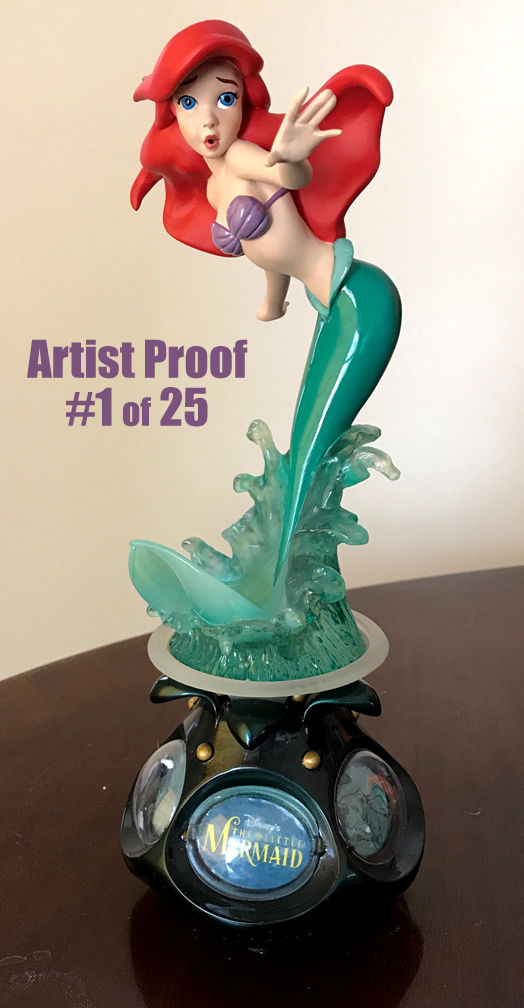 Electric Tiki-Rare- ARIEL statue-ARTIST PROOF #1 of 25 -Little Mermaid-Disney