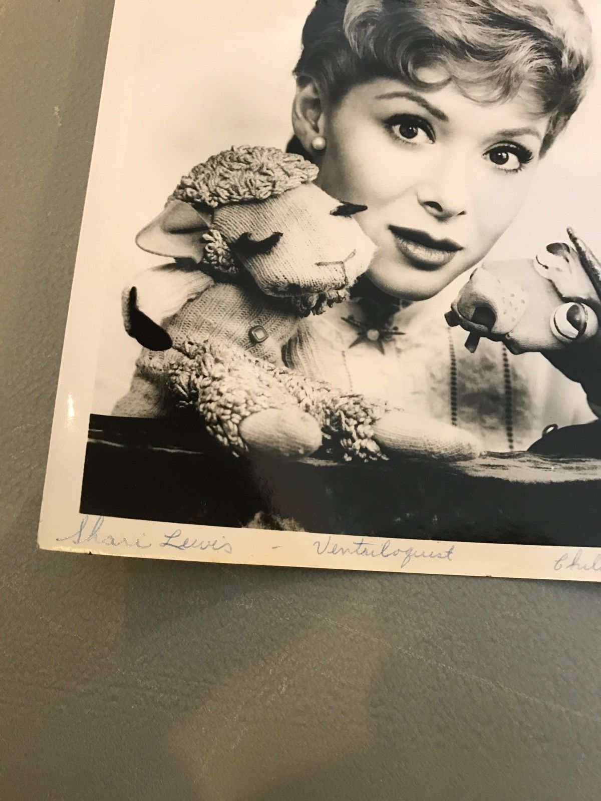 ​Vintage 1960's  Shari Lewis Signed Autographed 8X10 Photo With JSA COA