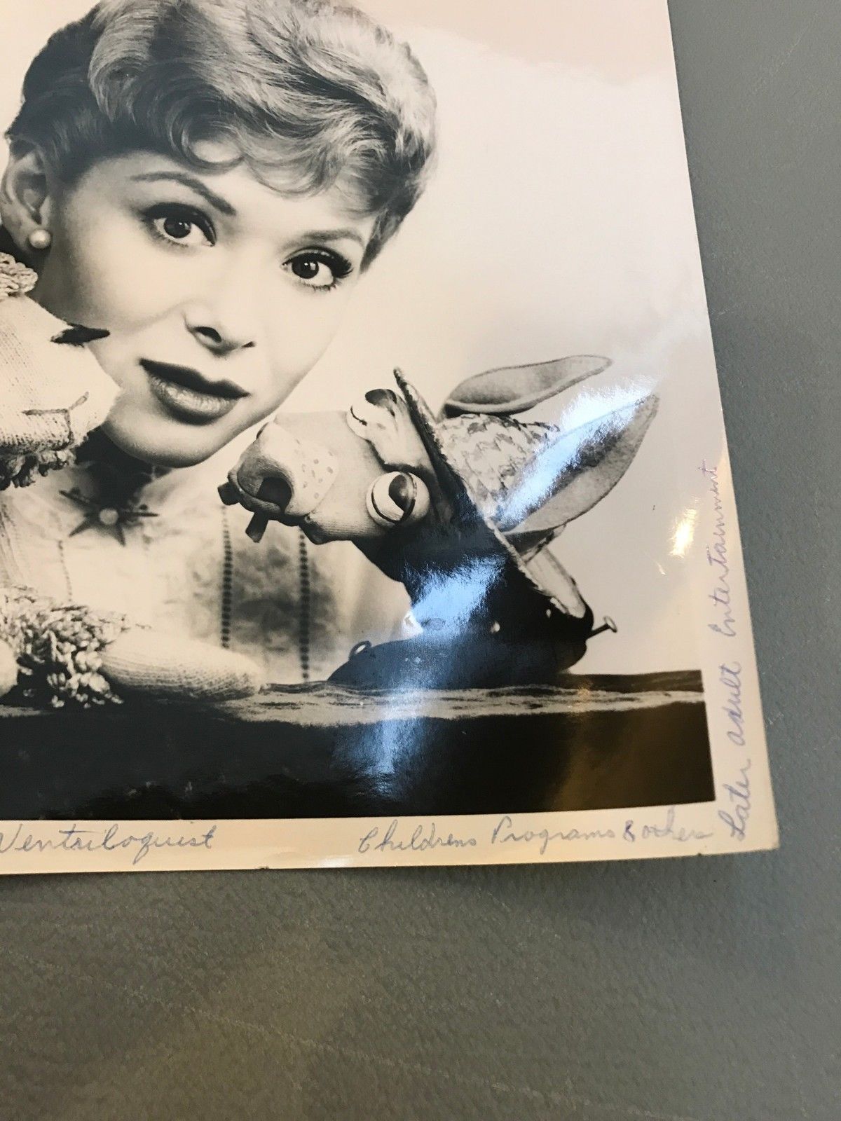 ​Vintage 1960's  Shari Lewis Signed Autographed 8X10 Photo With JSA COA