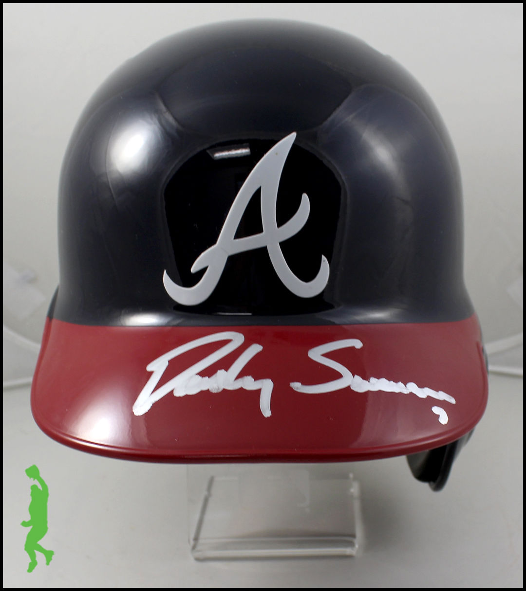 DANSBY SWANSON AUTOGRAPH SIGNED BRAVES FULL SIZE BASEBALL BATTING HELMET JSA COA