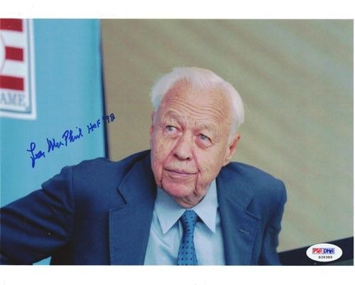 Lee MacPhail Certified Authentic Autographed Signed 8x10 Photo PSA/DNA