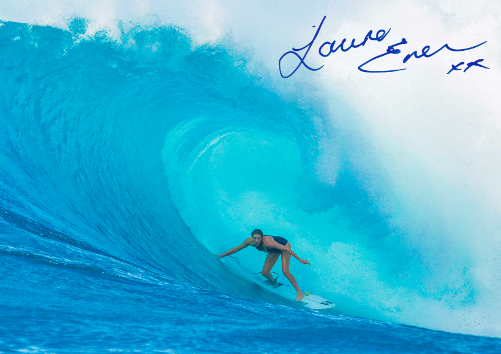 Laura Enever Surfing Surfer Surf Signed Autograph A4 Poster Photo Print Board 2