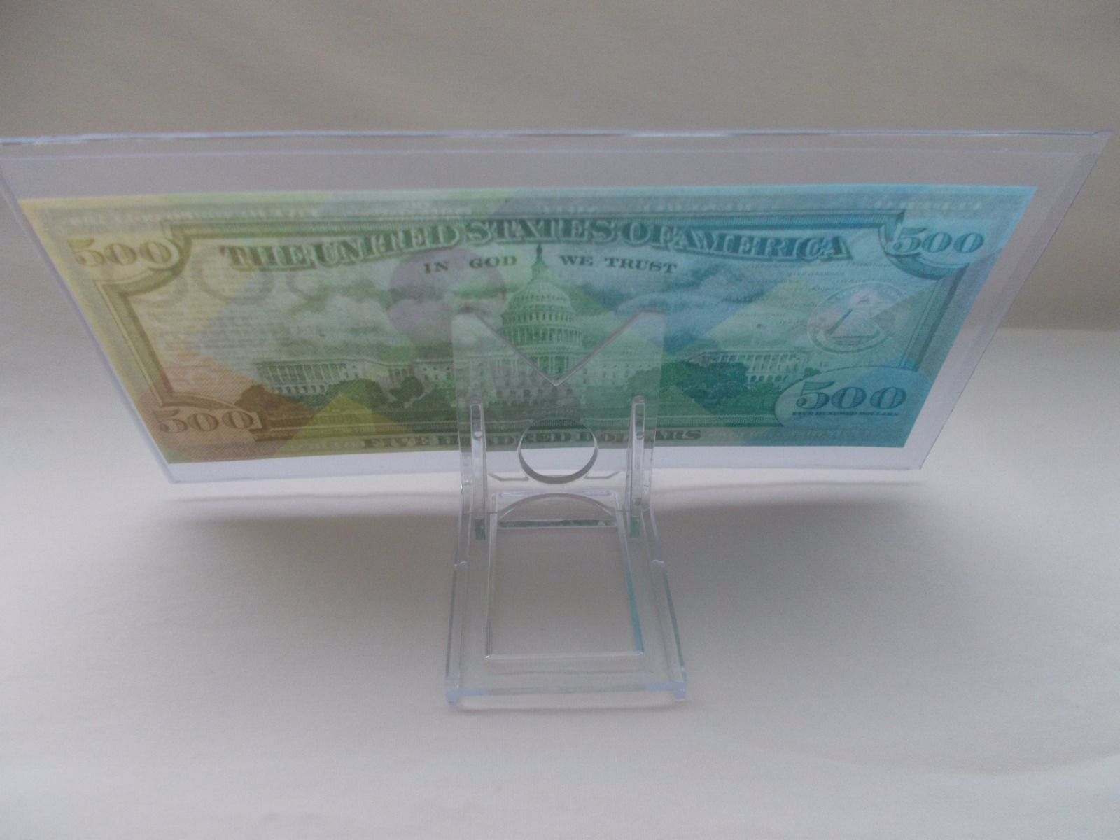 Minority Report - $500 Obama Prop Money with Stand and COA