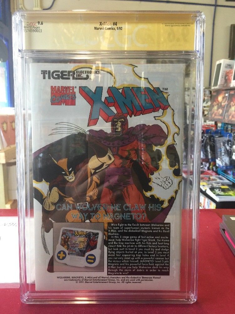 X-MEN #4 CGC SS 9.6 SIGNED BY STAN LEE 1ST APP OMEGA RED