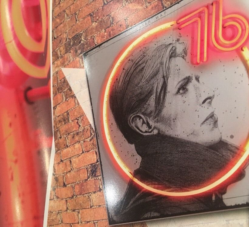 Neon: David Bowie Golden Years By Louis Sidoli Luxury Art Booklet