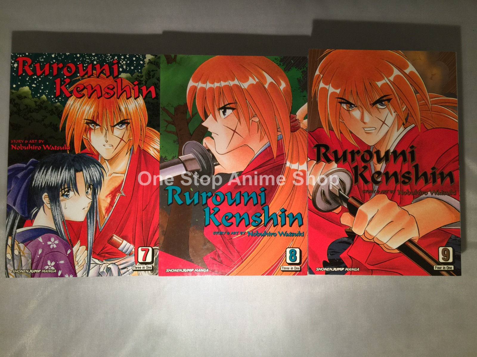 Rurouni Kenshin ( VizBig Vol. 1- 9 ) English Manga Graphic Novels New Complete