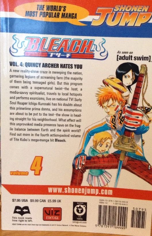 Bleach, Vol. 4 by Tite Kubo Paperback Book (English)