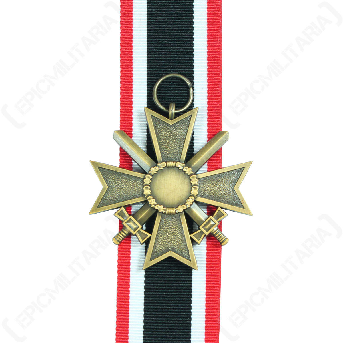 1957 WAR MERIT CROSS - 2ND CLASS - Repro WW2 With Ribbon German Military Army