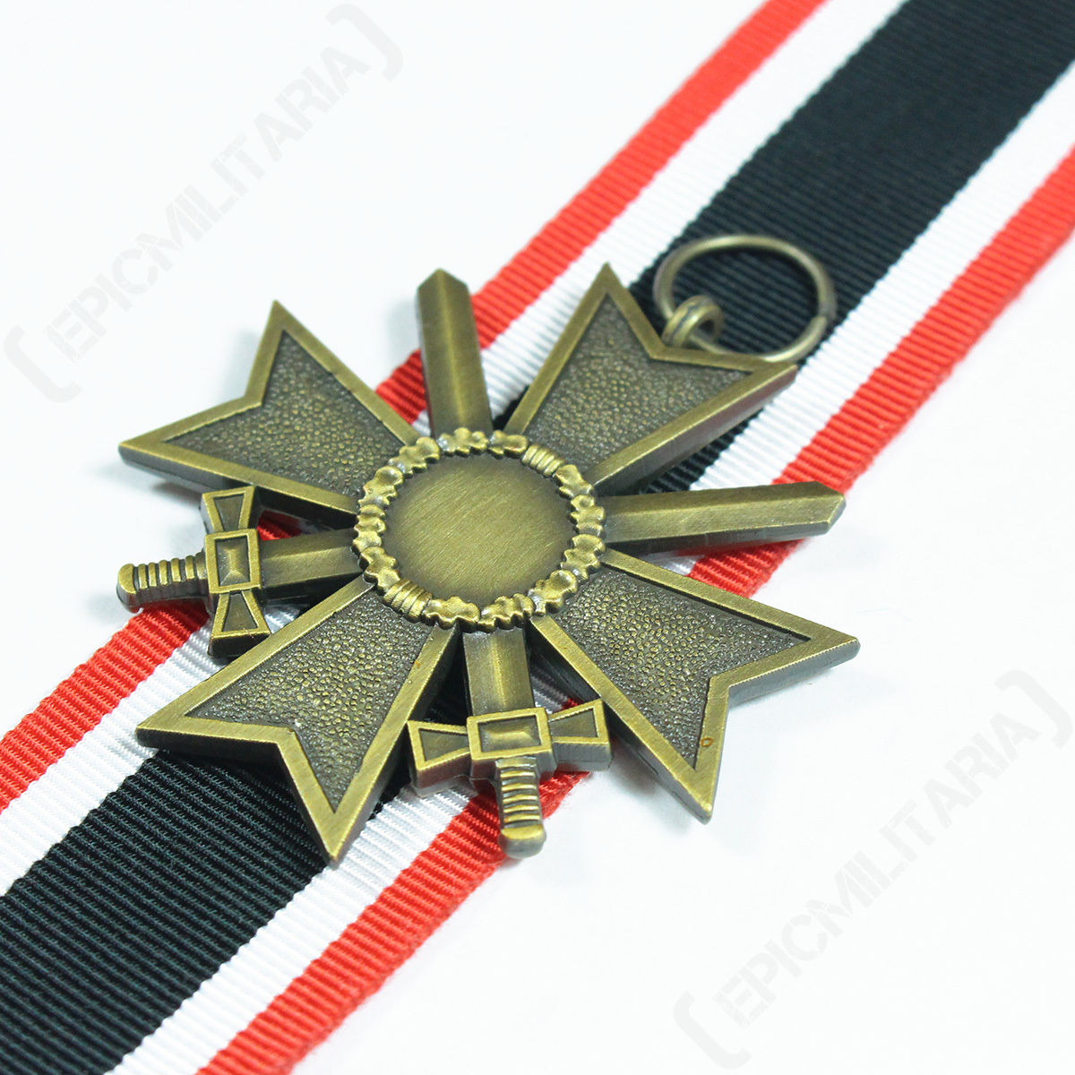 1957 WAR MERIT CROSS - 2ND CLASS - Repro WW2 With Ribbon German Military Army