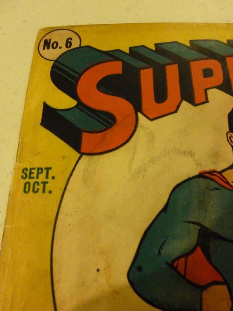 Superman 6 1940 DC Comics Golden Age Classic  Complete