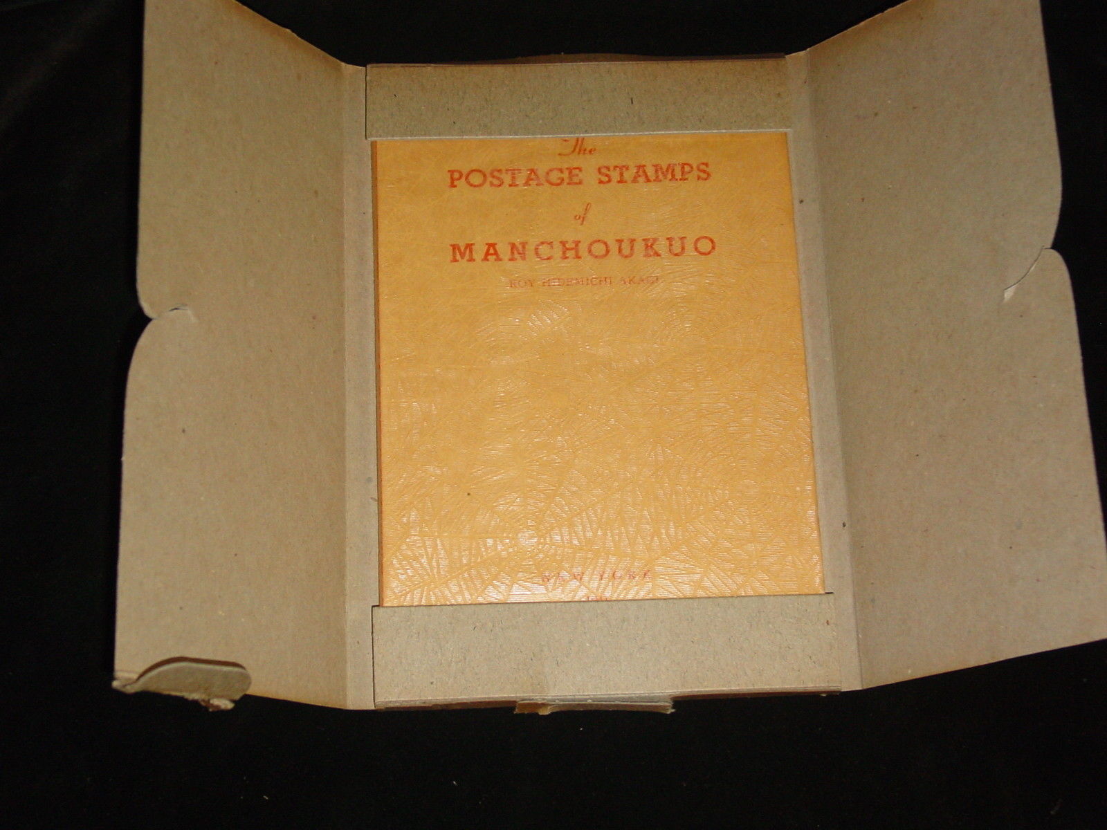 RARE BOOK ON POSTAGE STAMPS OF MANCHOUKUO, JAPAN OCCUPIED MANCHURIA CHINA,1941,