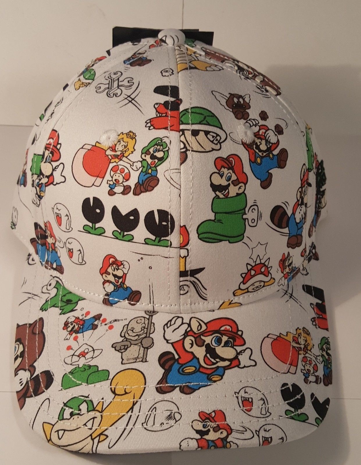 Super Mario Bros 3 A Flex Hat Cap Official Nintendo (One Size Fits Most) New