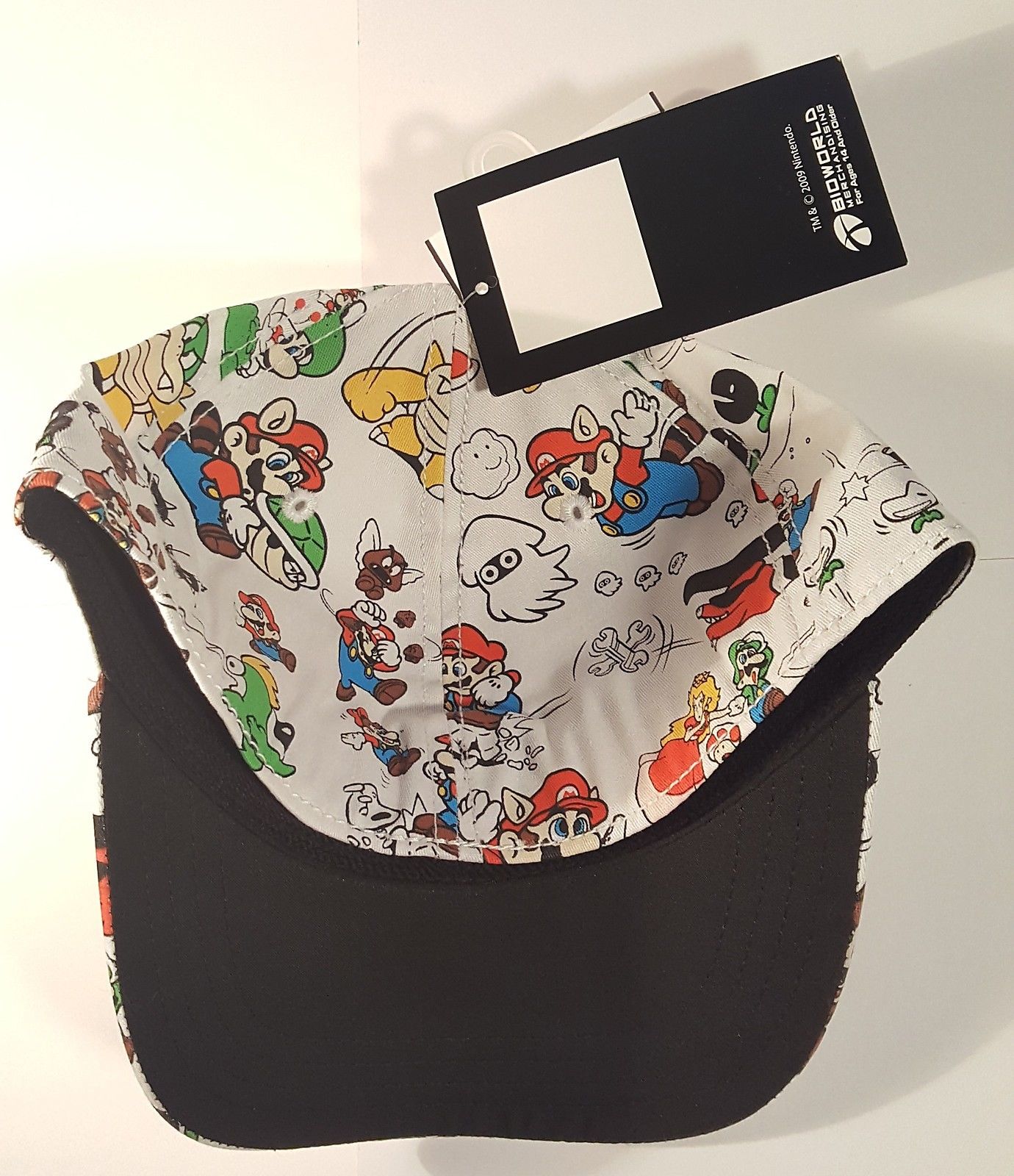 Super Mario Bros 3 A Flex Hat Cap Official Nintendo (One Size Fits Most) New