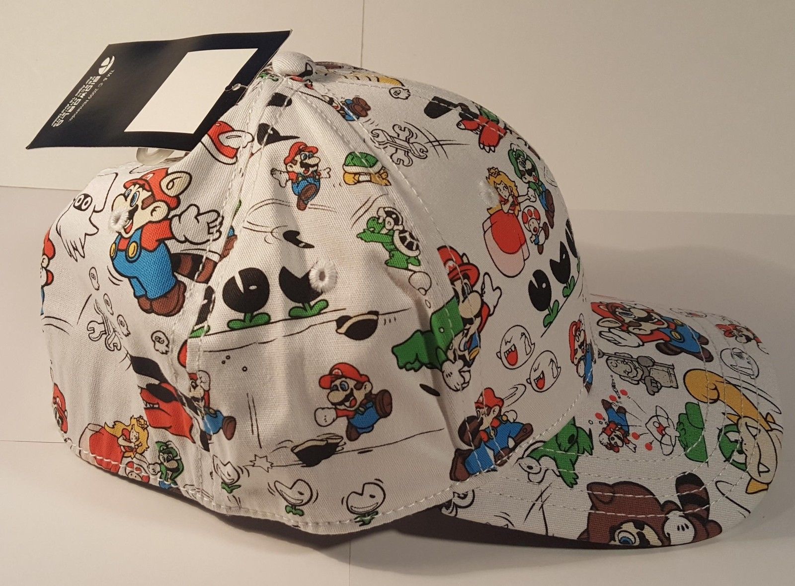 Super Mario Bros 3 A Flex Hat Cap Official Nintendo (One Size Fits Most) New