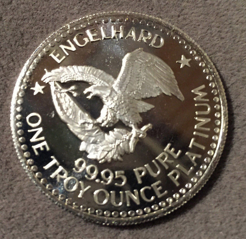 *1985 ENGELHARD Platinum 99.95 American Prospector 1oz in Assay-Uncommon*