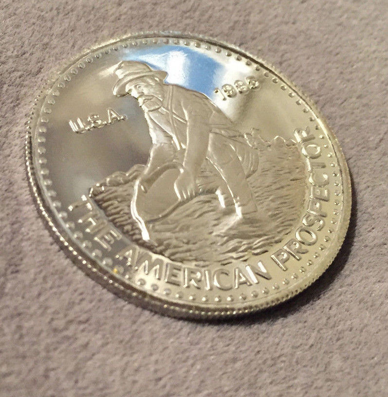 *1985 ENGELHARD Platinum 99.95 American Prospector 1oz in Assay-Uncommon*