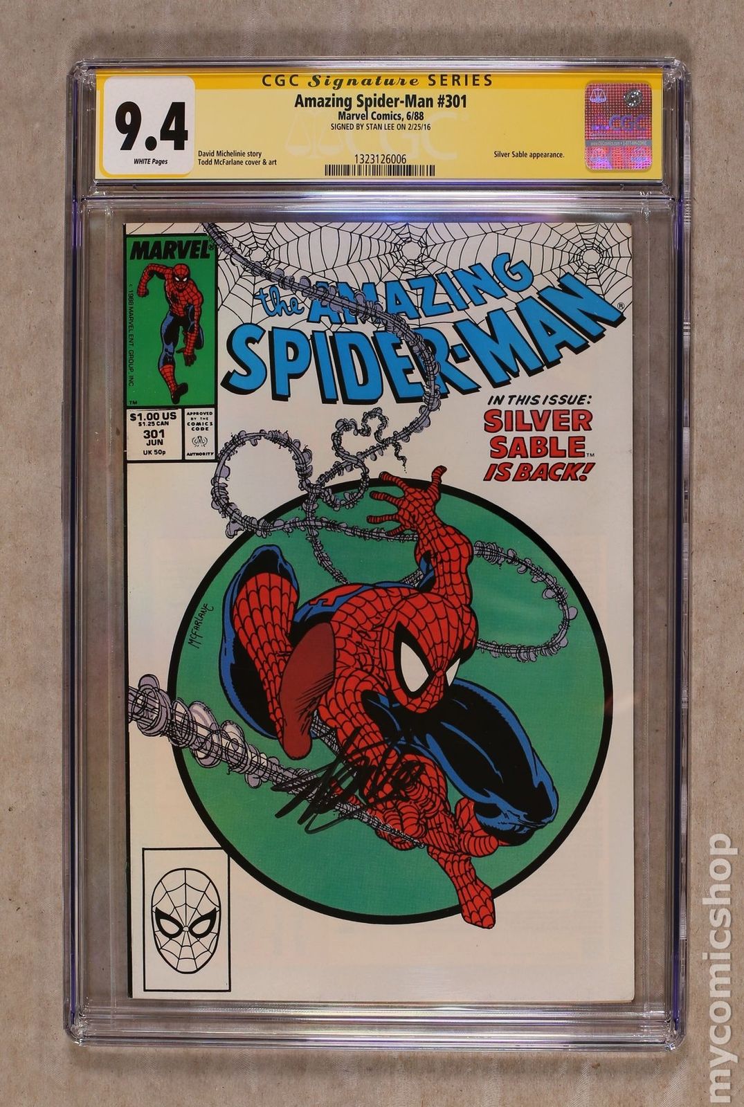 Amazing Spider-Man (1963 1st Series) #301 CGC 9.4 SS 1323126006