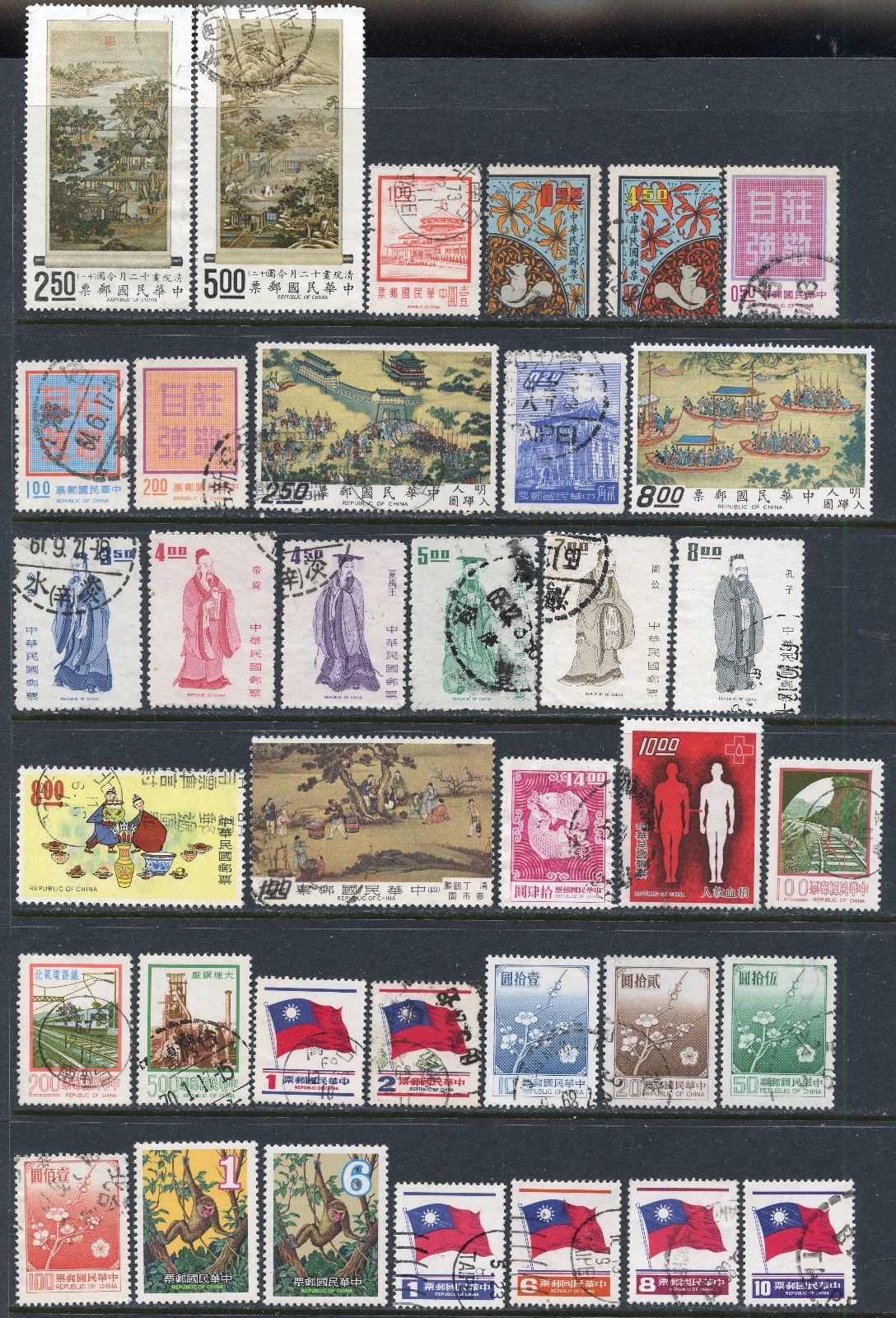 TAIWAN COLLECTION MINT & USED, LATER NH