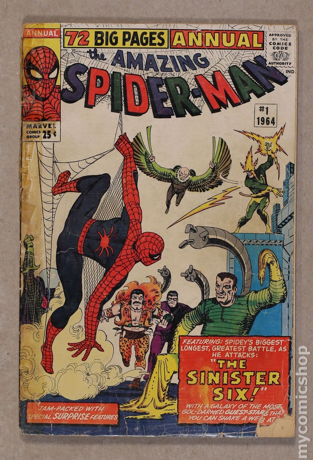 Amazing Spider-Man (1963 1st Series) Annual #1 FR 1.0